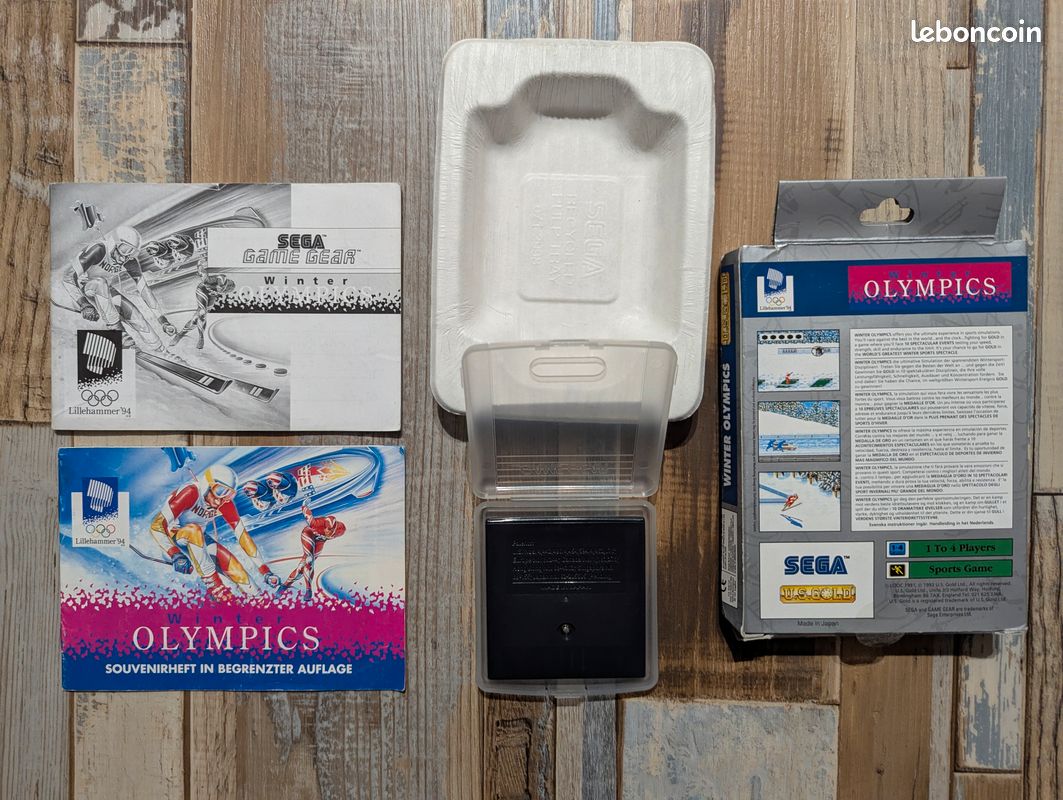 Jeu Sega Game Gear complet : Winter Olympics (image 2)