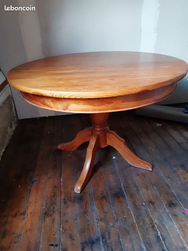 PetitColin Meuble très bien entretenu Table ronde - buffet bas (image 1)
