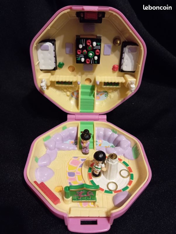 POLLY POCKET 1990 Bluebird China Suki's Japanese Tea House Playset Full Exc EUR 105,00 - DE