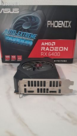 ASUS Phoenix AMD Radeon RX 6400 – 4 Go GDDR6 2