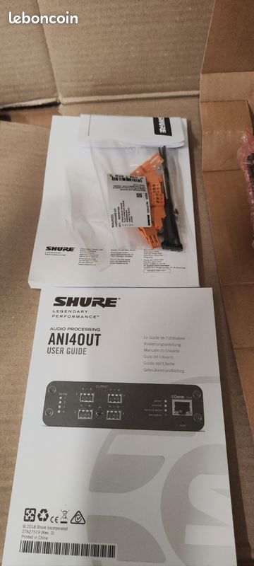 Interface audio réseau Shure ANI4OUT-BLOCK – Neuve (image 4)