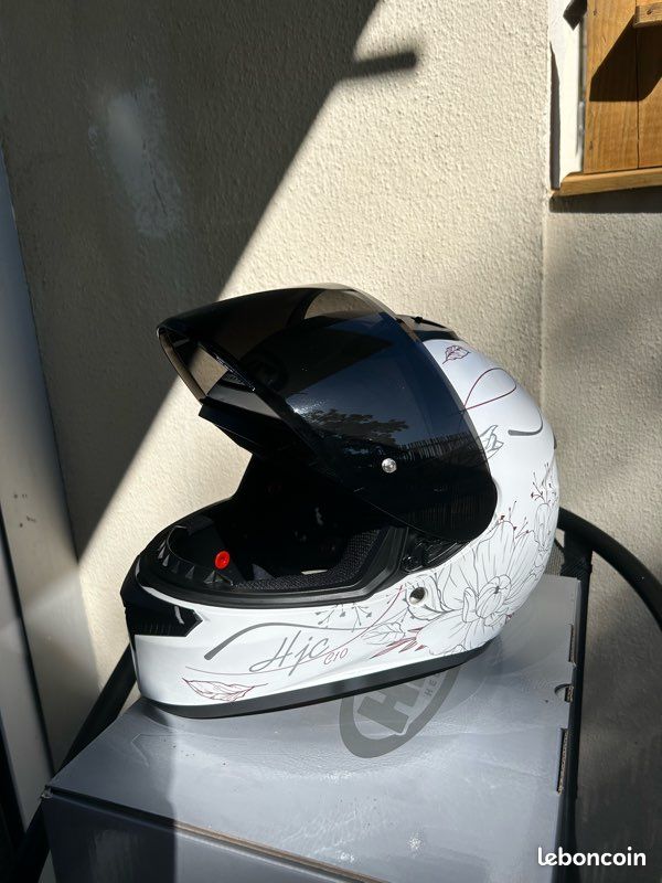 Casque moto HJC C10 Epik MC8 Blanc (image 1)