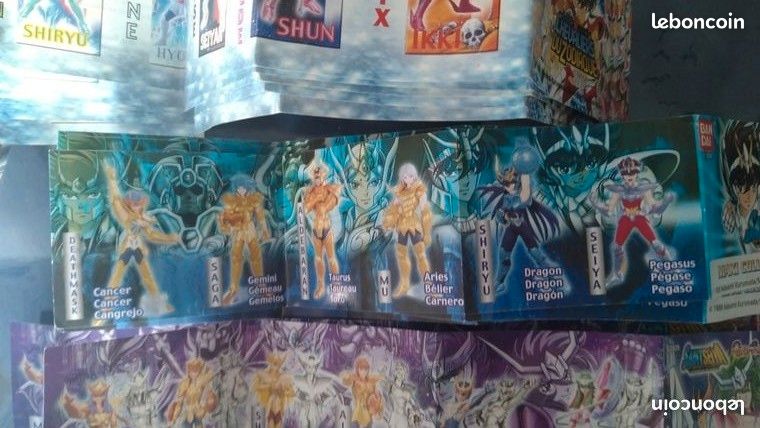 Saint Seiya flyer gashapon et petite figurine (image 3)
