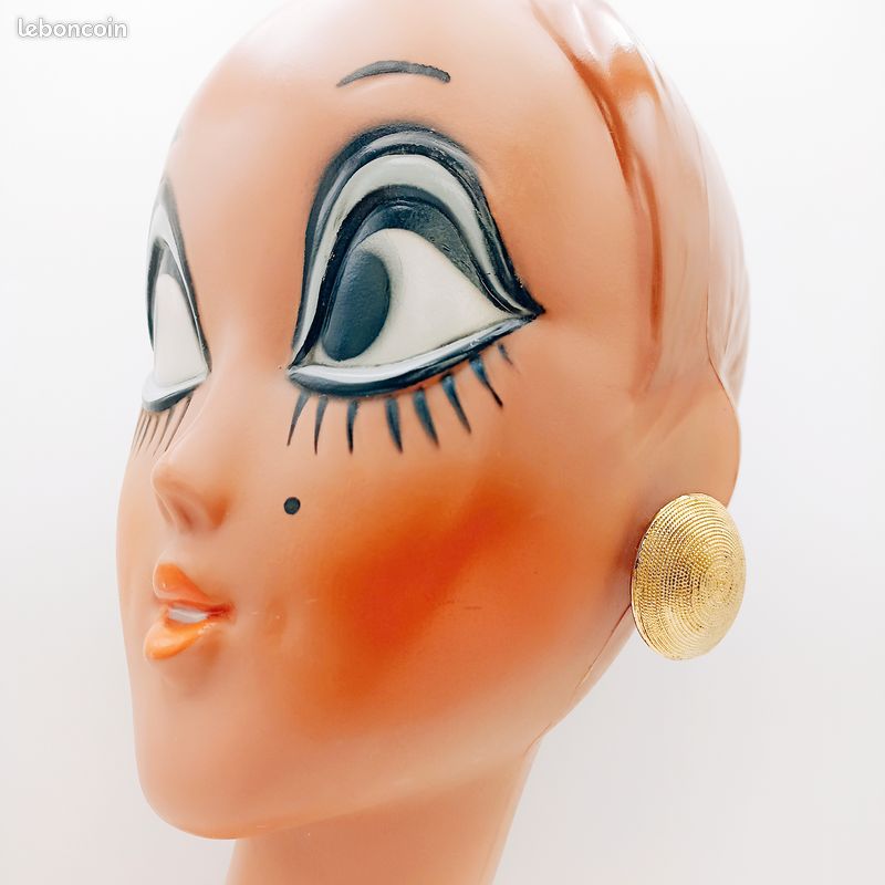Boucles D'oreilles Clips Vintage - Gros Modèles - Occasion