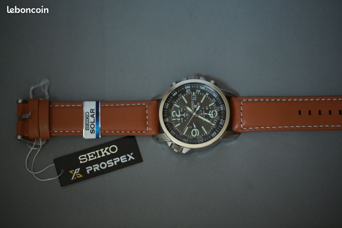 Seiko Ssc081p1 Montre Solaire Seiko Homme Seiko Prospex-Solar