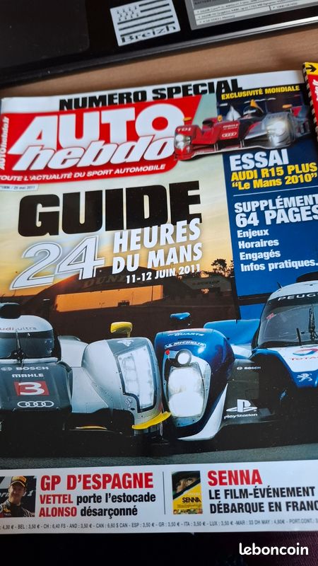 3 revues Auto Hebdo le mans 2011 et guide officiel (image 2)