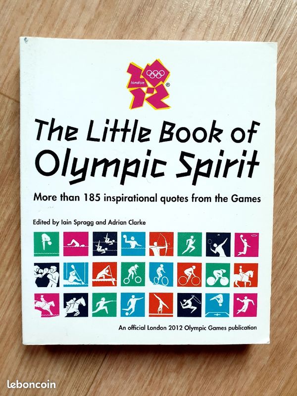 Livre petit format "The Little Book Of Olympic Spirit" publication officielle en anglais des J.O. De (image 1)