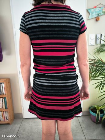 Robe Rayée Self-Portrait - Neuf Sans étiquette - Tailles 2, 4 Ou 6 Au Choix