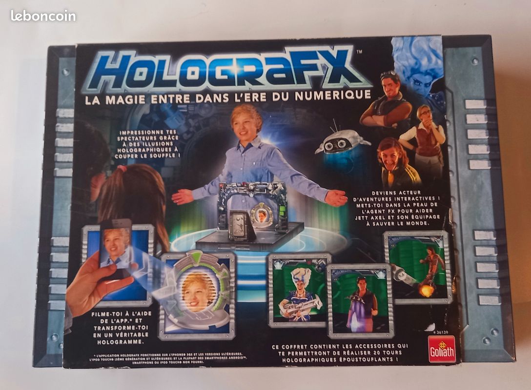 Jeu De Magie HOLGRAFX - La Magie à L'ère Du Numérique - Marque Goliath - Neuf Sous Scellés - Compatible Smartphones/tablettes