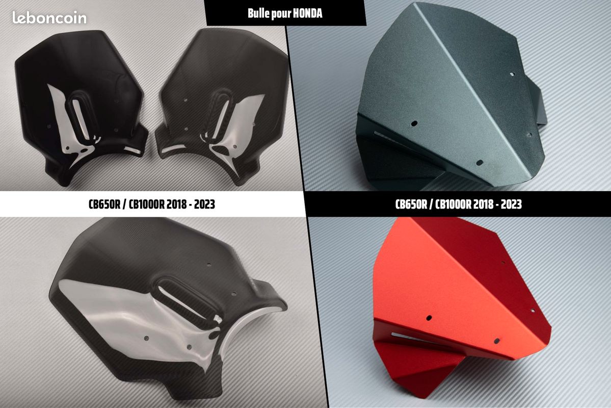 Bulle pour HONDA CB650R CBR 650R CB 650 F CBR 650F CB1000R HORNET 750 2014 2023 2017 2018 2019 2021 2024 (image 3)