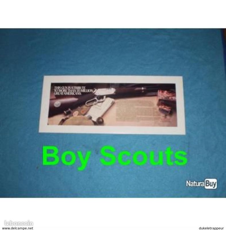 Poster de présentation pour WINCHESTER commémorative "BOY SCOUTS of AMERICA " Collection (image 1)