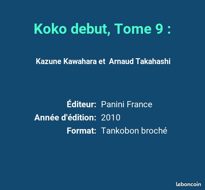 Koko debut, Tome 9 : - Kazune Kawahara et Arnaud Takahashi (image 2)