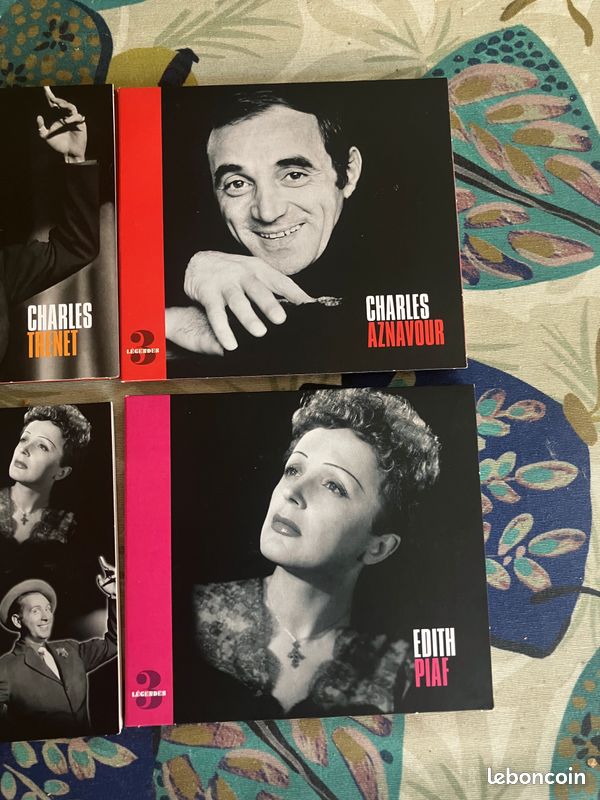 Coffret d'un DVD et de trois CD autour de Charles Aznavour Charles Trenet et Edith Piaf (image 2)