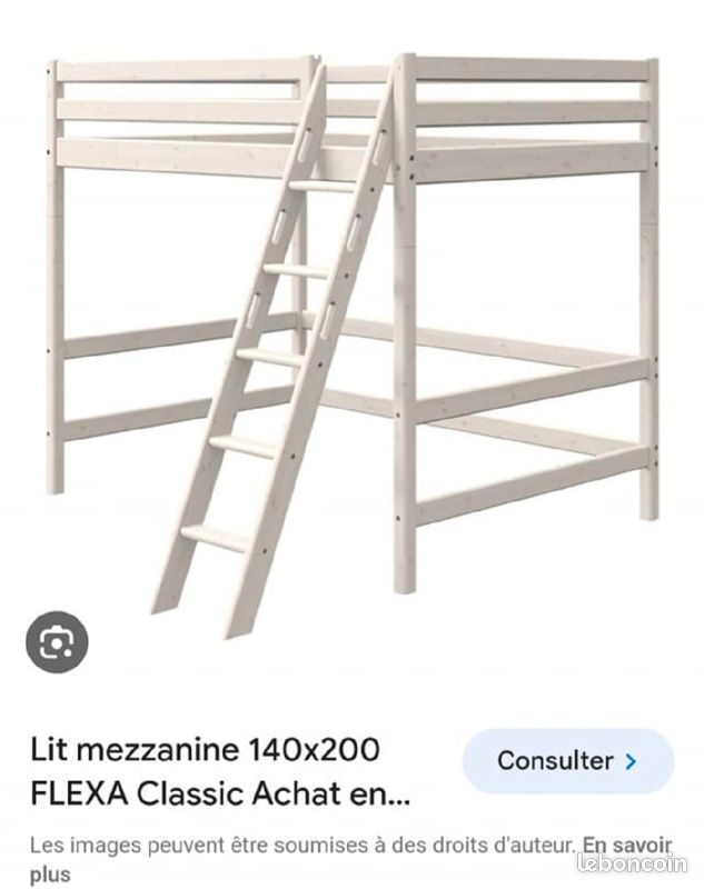 Lit mezzanine 90×190 une personne (image 1)