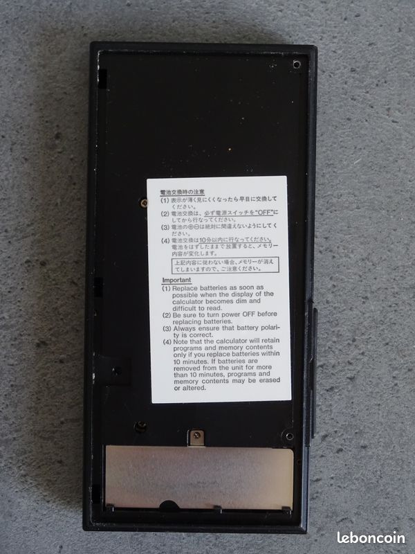 Calculatrices Casio format de poche