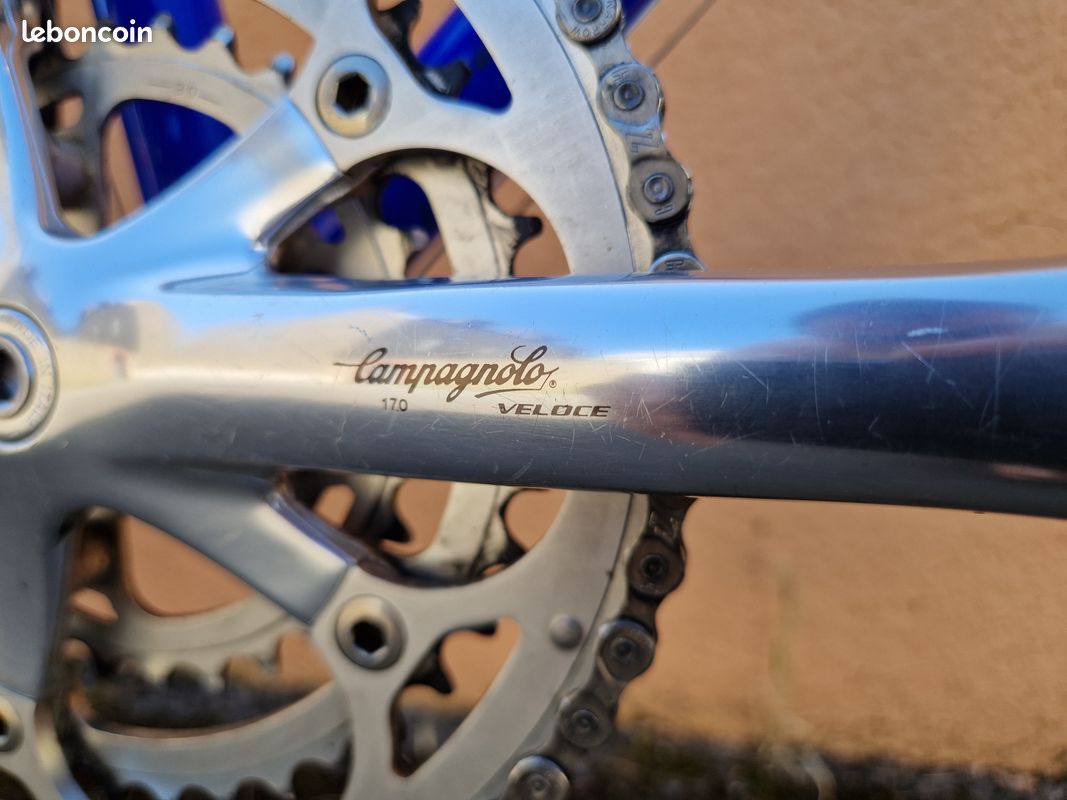 Vélo Course Ancien Columbus Aluthron - Campagnolo - Taille 54cm - Blanc
