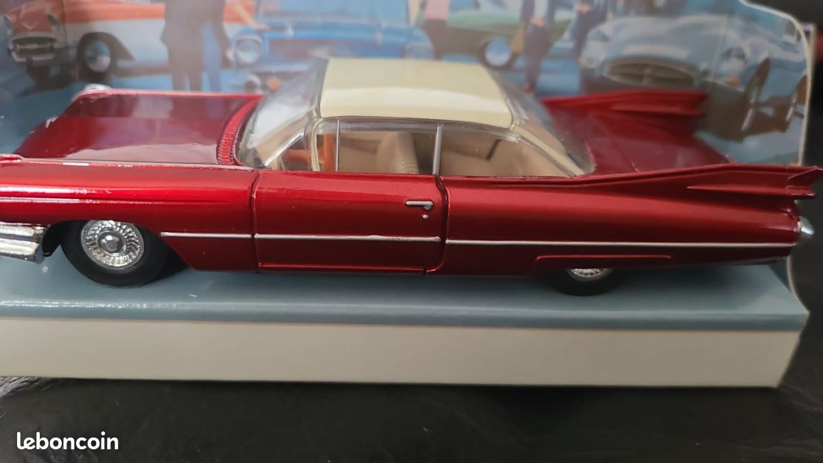Matchbox DINKY DY7-B Pink 1959 Cadillac Coupe De Ville - 1/43 Diecast
