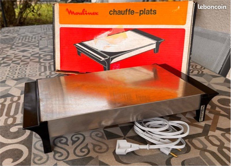 Chauffe-plats Moulinex 400W Inox - Bon état, Quelques Rayures