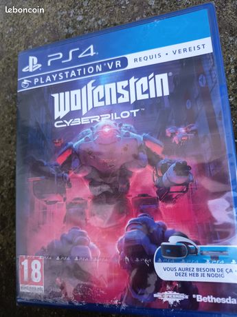 Jeu Wolfenstein Cyberpilot PS4 - Neuf Sous Blister - Version Réalité Virtuelle