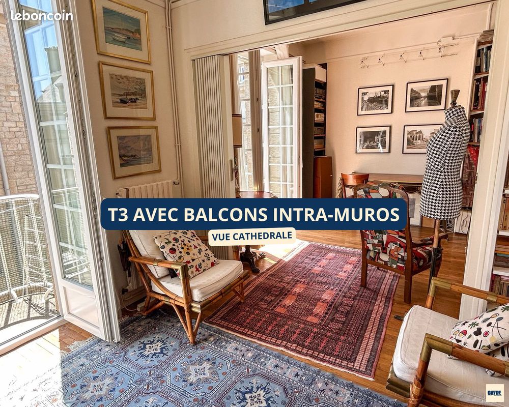 Appartement 3 pièces 65 m² · à Saint-Malo · 65 m² · 346 500 €