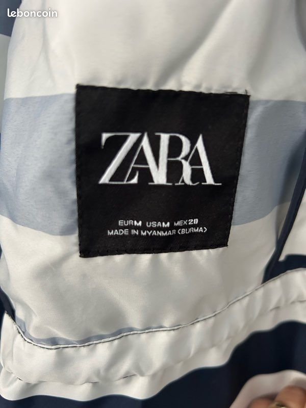 Imperméable rayée Zara M Vêtements