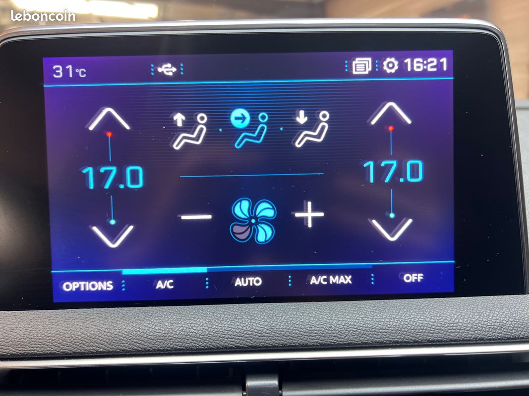 PEUGEOT 5008 GENERATION-II 1.5 BLUEHDI 130CH ACTIVE BUSINESS-7 PLACES-PLAQUETTES NEUVES-CARPLAY-CAMERA DE RECUl (image 12)