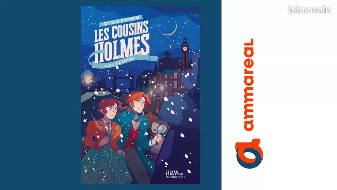 Les Cousins Holmes, tome 1 - La Bague royale - Nathalie Somers (image 1)