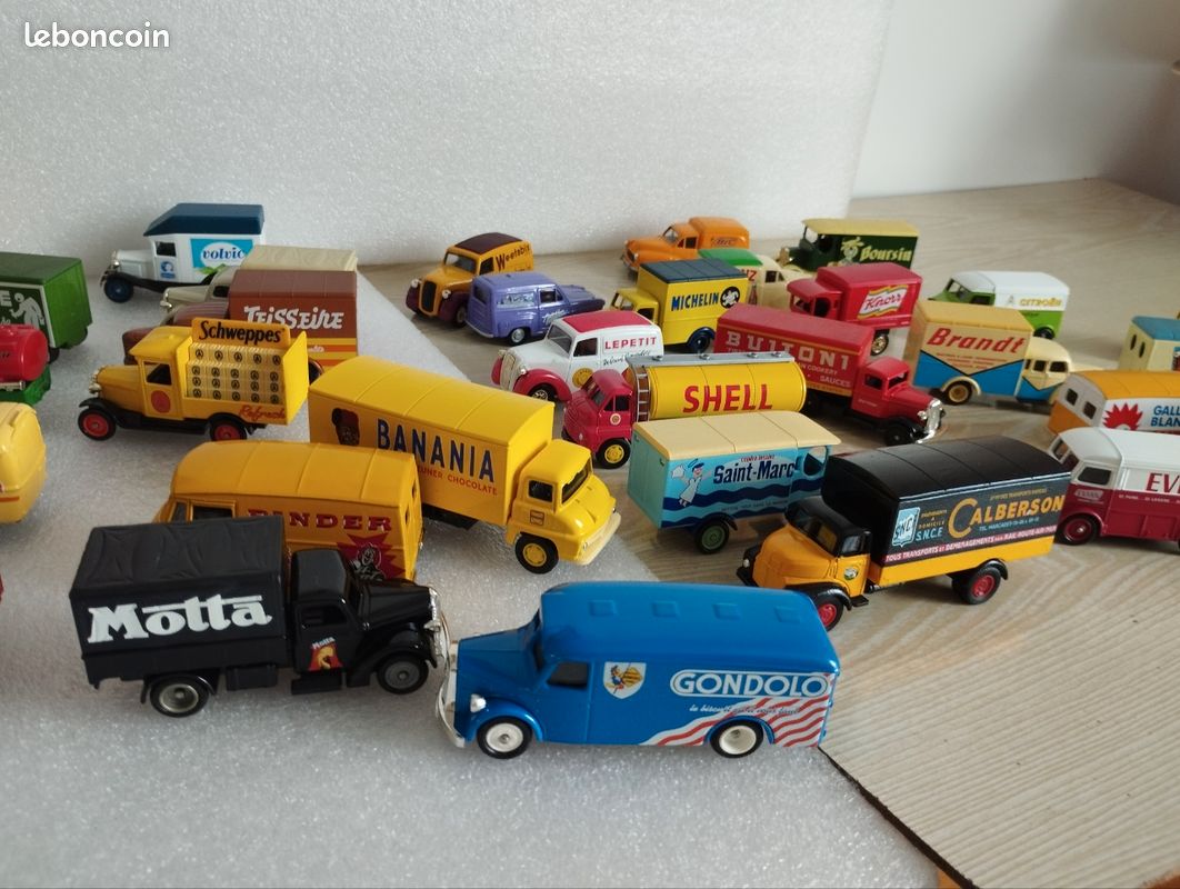 38 Ancien s CAMION d'ANTAN VEHICULES COMMERCIAUX 1/72