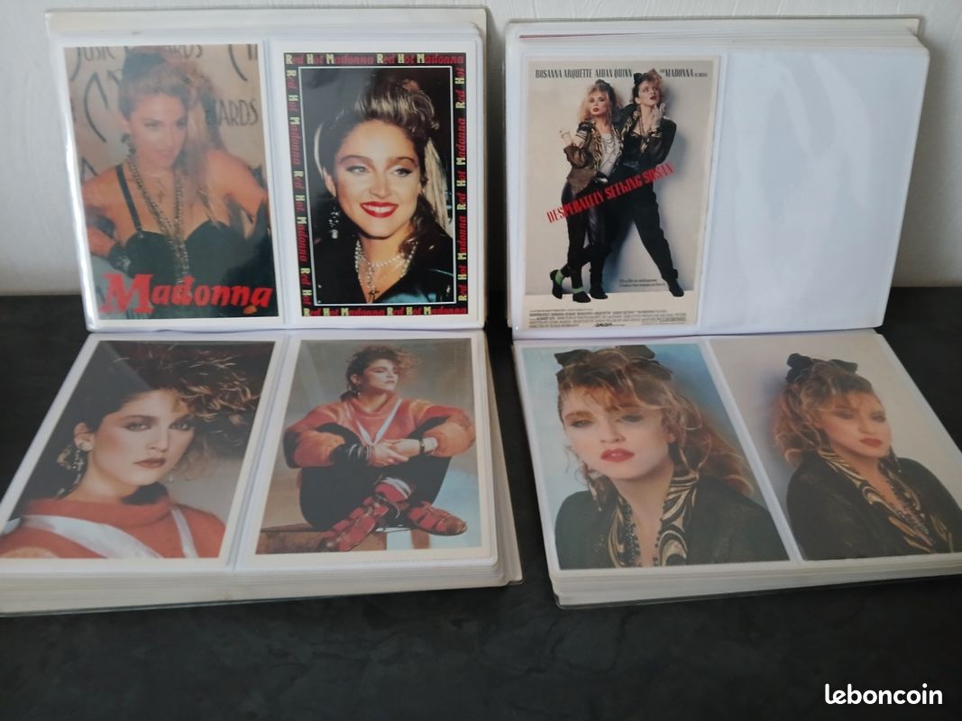 Lot De 4 Cartes Postales Madonna – Années 80, TBE, Couleurs