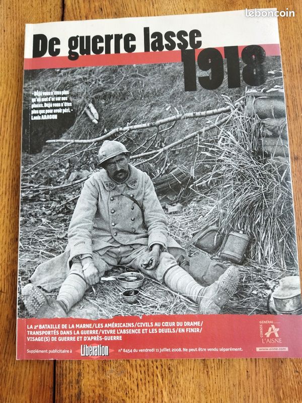 Supplément Libération "De guerre lasse 1918" (image 1)