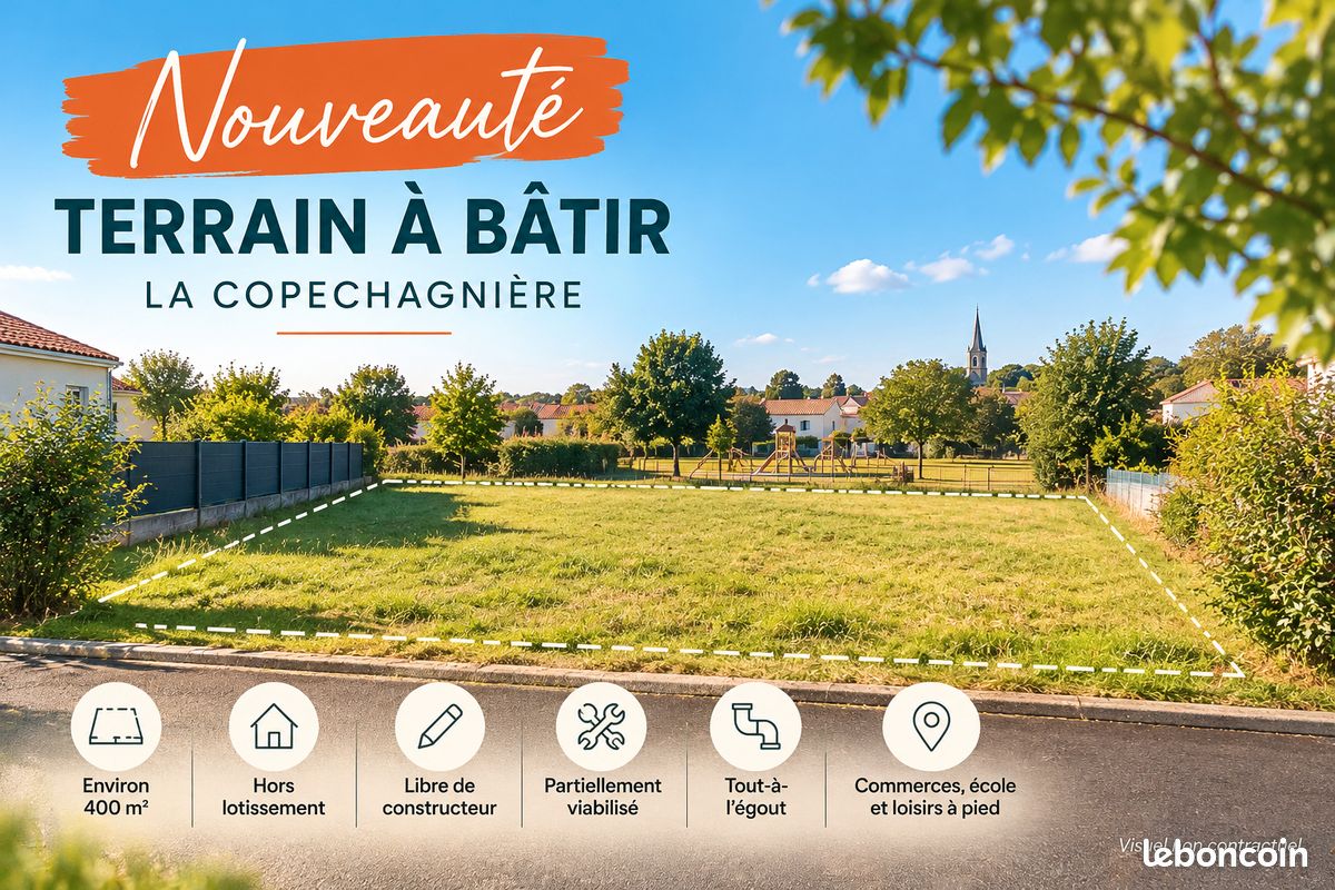 Terrain 400 m² · à La Copechagnière · 400 m² · 48 000 €
