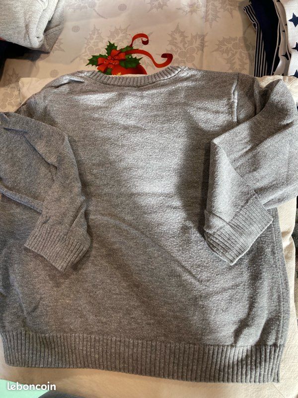 Pull gris Orchestra 3 ans 98 cm (image 2)