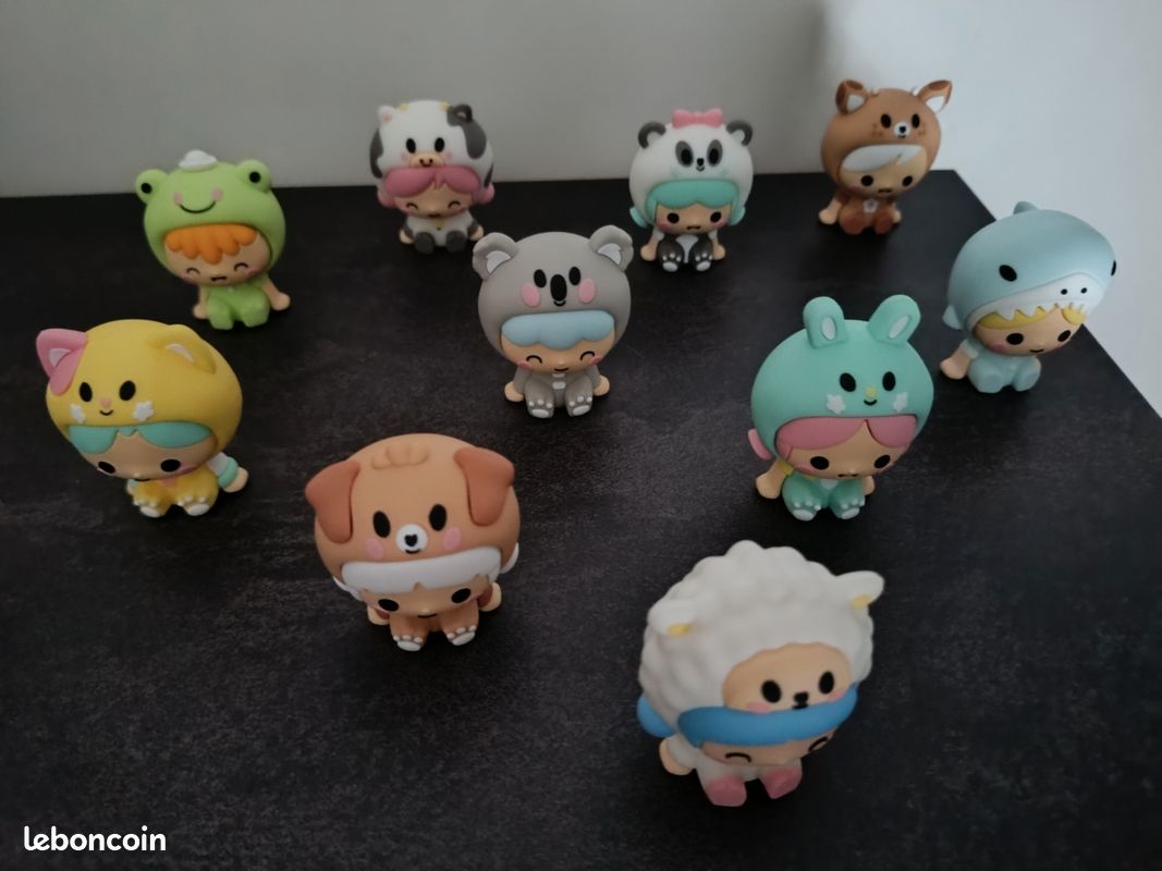 Ensemble de 10 figurines bébés / animaux - SF33 (image 1)