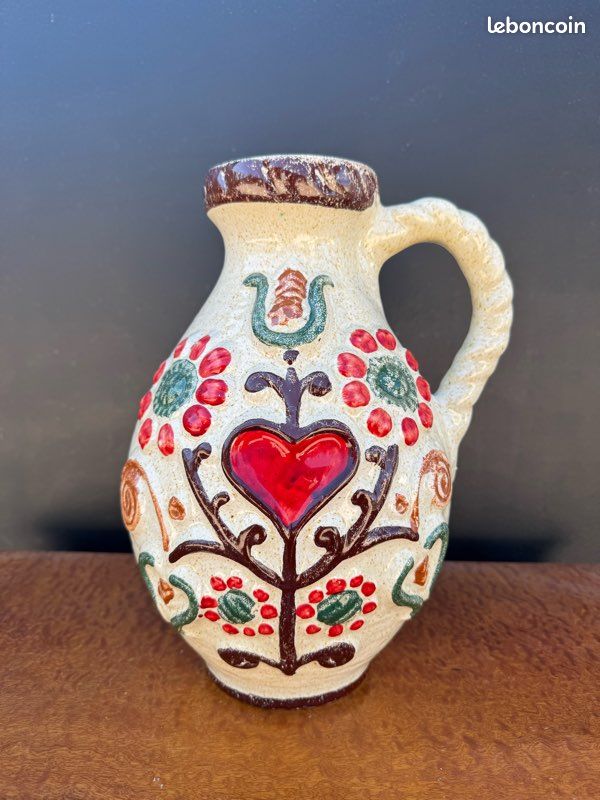 Vase pichet céramique West Germany années 60 (image 1)