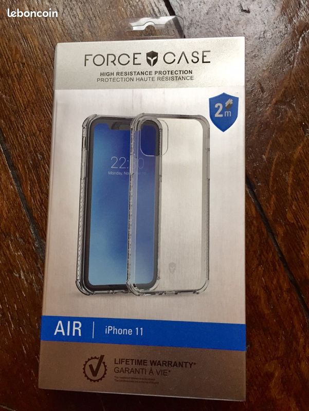Coque arrière transparente Force Glass IPhone 11 (image 1)