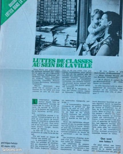 LA VILLE / URBANISME / TRANSPORTS / MOBILITÉ / AMÉNAGEMENT du TERRITOIRE : 1 livre 2 Revues / 1 Journal / 15 Suppléments-encarts (Libération/Le Monde) / 1 dépliants et 3 Cartes Postales (1970/2025 / (image 16)