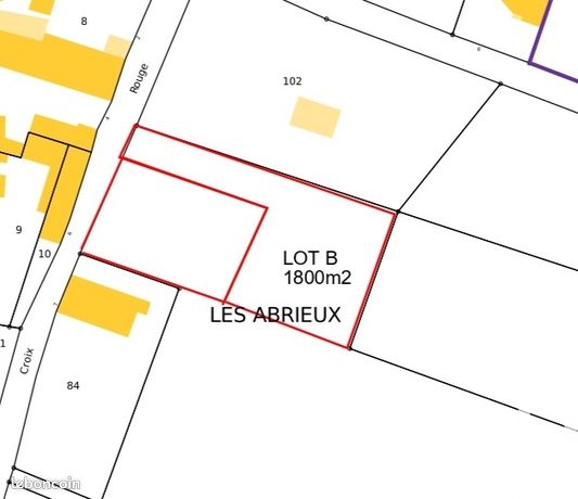 Terrain 1800 m² Les Pins
