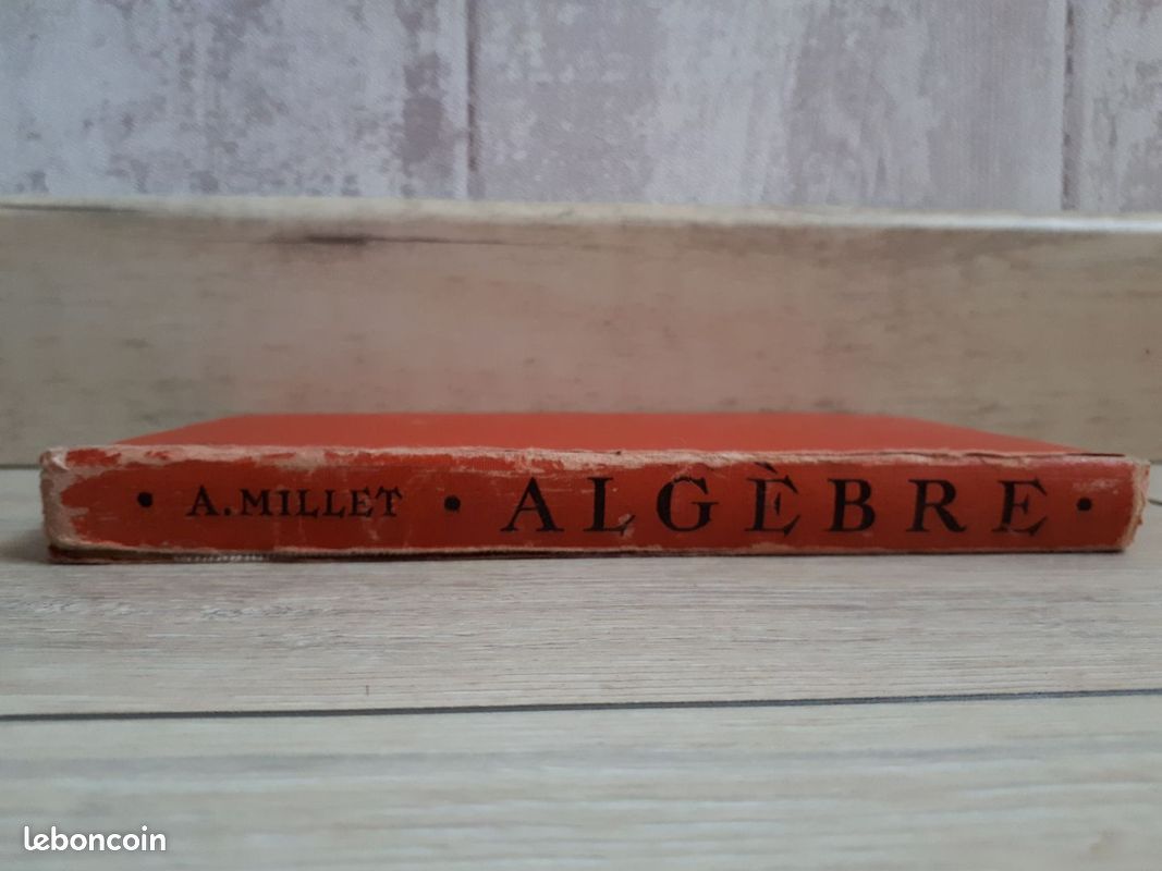 Algèbre - A . Millet - Hachette 1931 / C1214 (image 3)