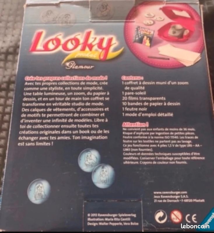 Jeu de dessin / Looky / Ravensburger / Styliste (image 2)