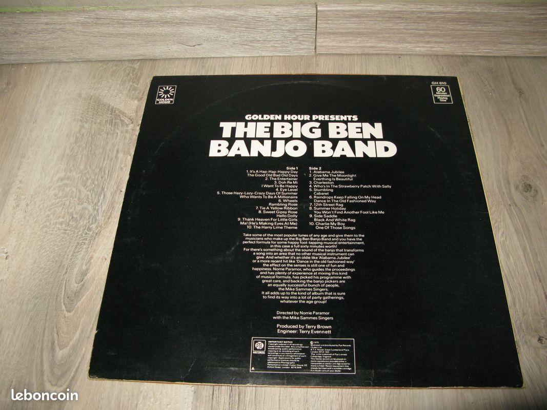 Vinyle THE BIG BEN BANJO BAND - 33T (image 2)