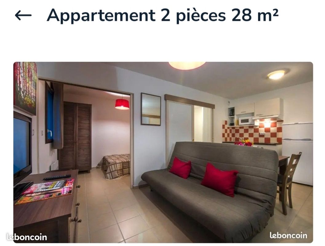 Appartement 2 pièces 28 m² · aux Eyzies · 28 m² · 23 000 €