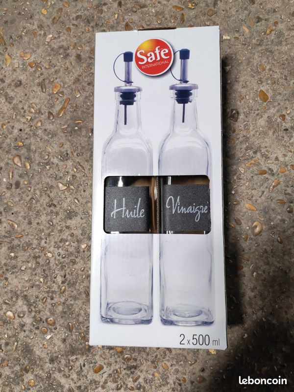 Set d'huile et de vinaigre MDO - Set d'huile et de vinaigre - Bouteille d' huile