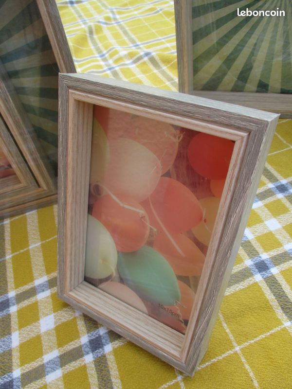 2 lots de 3 Cadres Photo en Bois - Neufs (image 7)