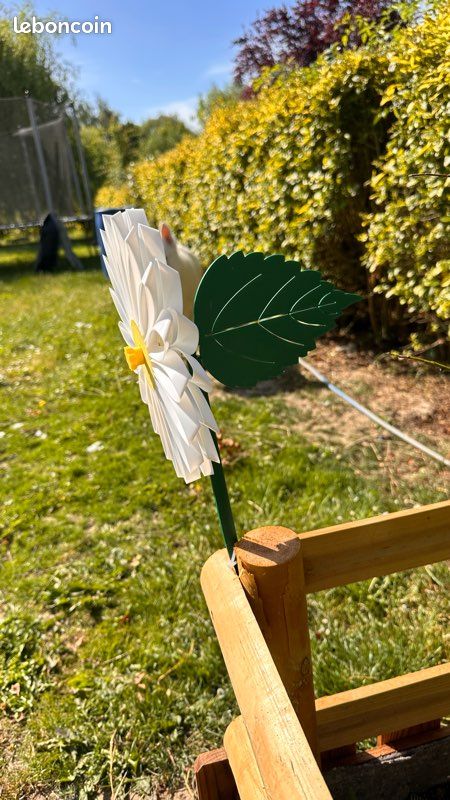 Éolienne fleur marguerite à vendre (image 2)