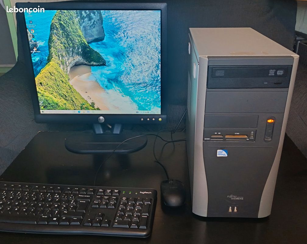 Tour de PC + Ecran 19 + Clavier + Souris - Ordinateurs