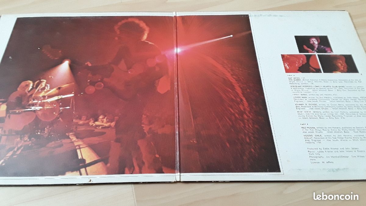 JIMI HENDRIX 33t (image 4)