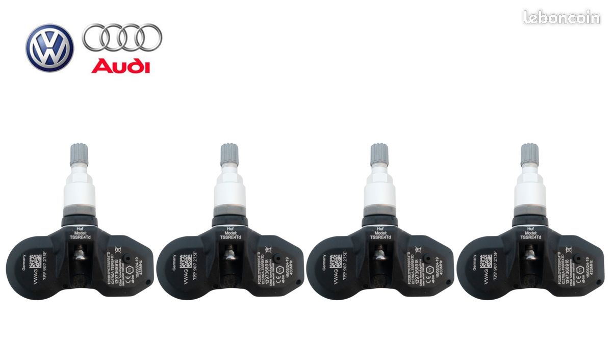 Capteur De Pression TPMS Pour Audi A4, Horizon, A8, Q7, R8, VW, Broderie, Enne, Cayman, 433MHz, 7PP907275F, 99760602120, 9A790727Snowboard, 4 Pièces