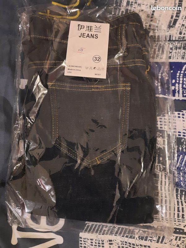 Jean legging polaire neuf taille 32 (image 1)