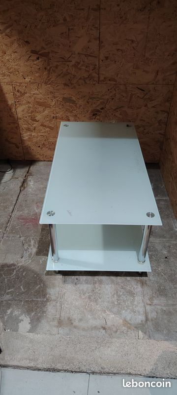 Table basse en verre (image 1)
