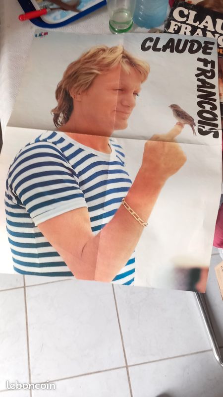 2 Journaux ici paris 1978 plus poster plus 2 disques 45T CLAUDE FRANÇOIS (image 20)